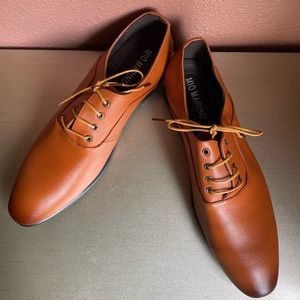 Tan Oxford Dress Shoes | Brand New Mio Marino Italian Shoes
